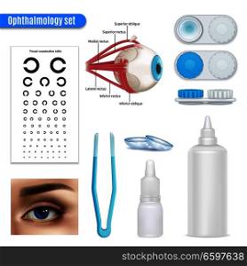 Ophthalmology Realistic Set