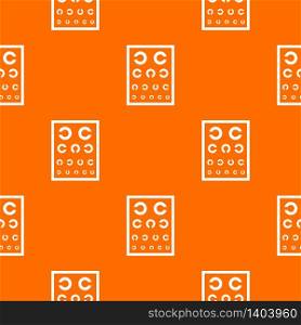 Ophthalmology tablet pattern vector orange for any web design best. Ophthalmology tablet pattern vector orange