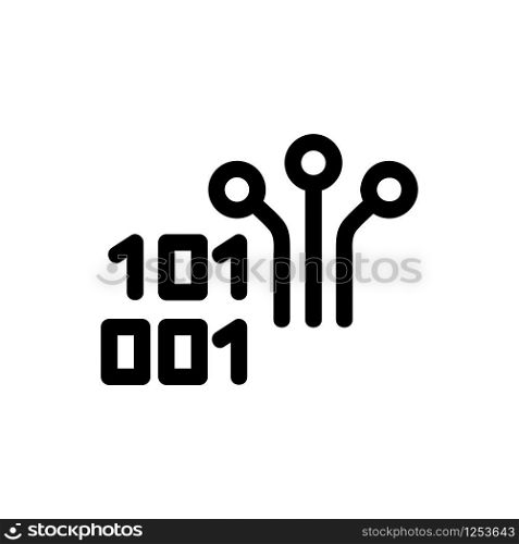 Optical cable icon vector. Thin line sign. Isolated contour symbol illustration. Optical cable icon vector. Isolated contour symbol illustration