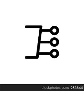 Optical cable icon vector. Thin line sign. Isolated contour symbol illustration. Optical cable icon vector. Isolated contour symbol illustration