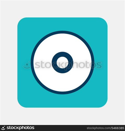 Optical disk icon