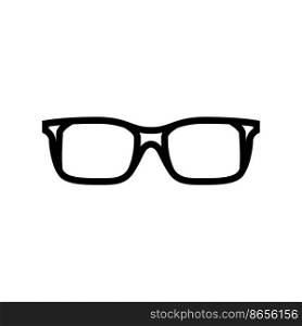 optical glasses optical line icon vector. optical glasses optical sign. isolated contour symbol black illustration. optical glasses optical line icon vector illustration