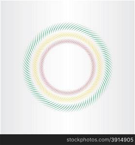 optical illusion circle vector element design hypnotic