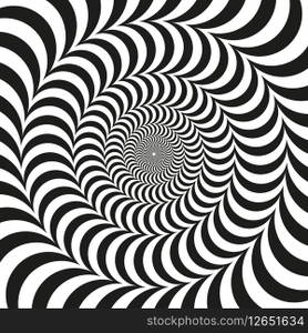 Optical Illusion vector background pattern