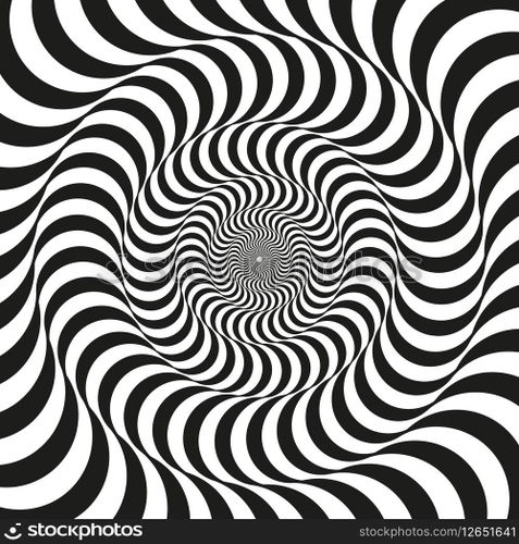 Optical Illusion vector background pattern