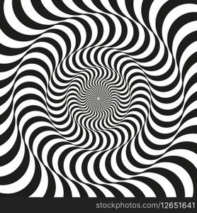Optical Illusion vector background pattern