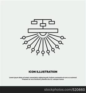 optimization, site, site, structure, Web Icon. Line vector gray symbol for UI and UX, website or mobile application. Vector EPS10 Abstract Template background