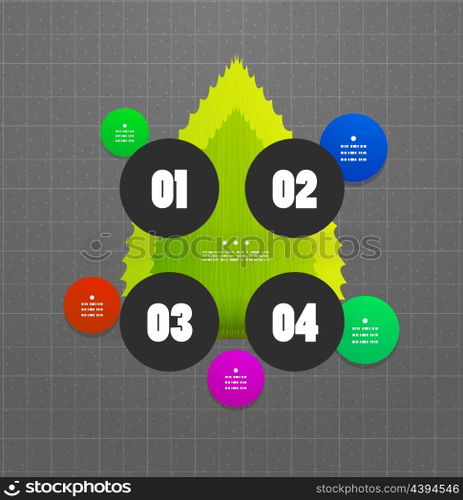 Option steps vector template