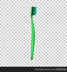 Oral toothbrush icon. Realistic illustration of oral toothbrush vector icon for on transparent background. Oral toothbrush icon, realistic style