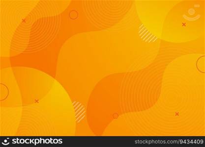 Orange abstract liquid wavy background