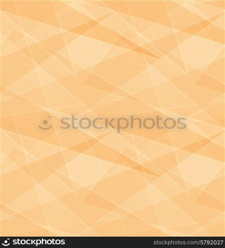 Orange Abstract Seamless Triangle Background - vector