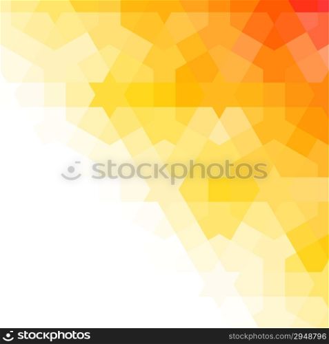 Orange and white background with arabic texture