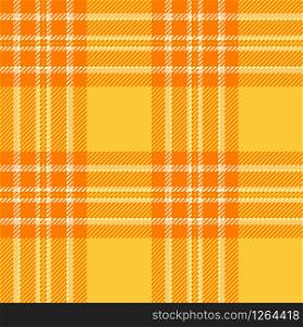 Orange and White Tartan Plaid Seamless Pattern Background. Flannel Shirt Tartan Patterns. Trendy Tiles Vector Illustration for Wallpapers.