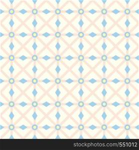 Orange asterisk or crossed line and circle and triangle seamless pattern. Abstract and classic pattern style for design