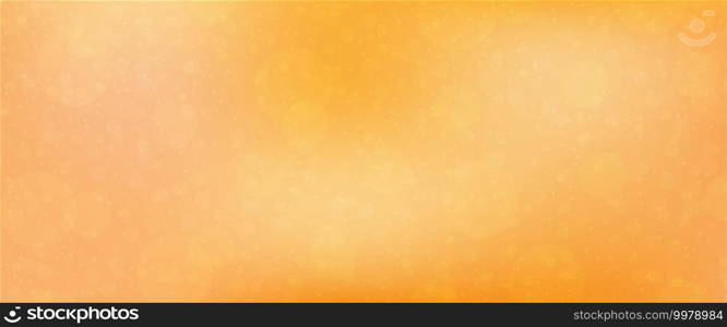Orange background with bokeh elements for banners, posters, posters, postcards and theme design. Vector illustration.