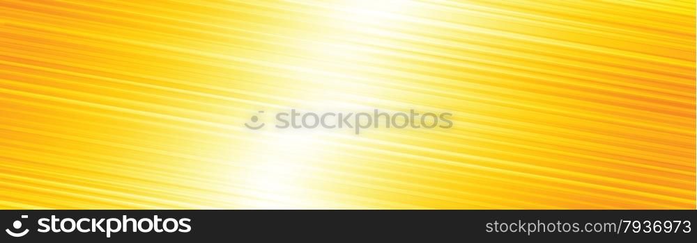 Orange bright lines abstract panoramic background vector illustration.