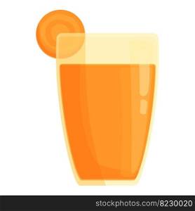 Orange carrot juice icon cartoon vector. Fruit splash. Apple menu. Orange carrot juice icon cartoon vector. Fruit splash