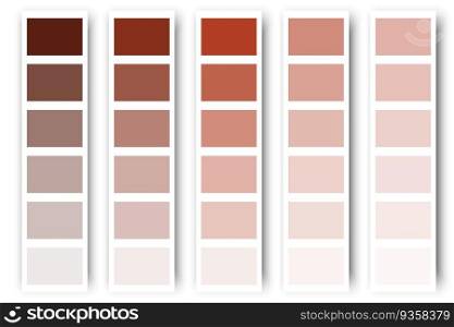 Orange color palette. Vector illustration. stock image. EPS 10.. Orange color palette. Vector illustration. stock image.
