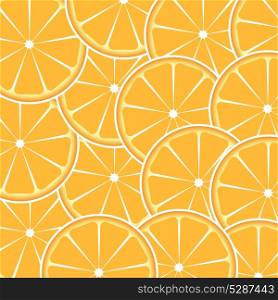 Orange fruit abstract background vector illustration