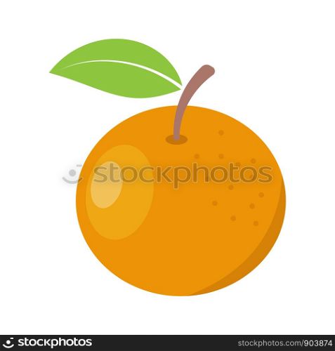 orange fruit icon vector design template