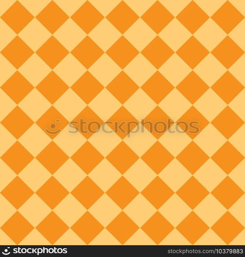 Orange geometry seamless pattern vector