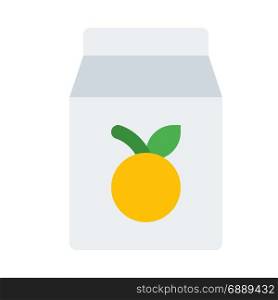 orange juice, icon on isolated background