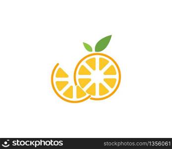Orange juice logo vector template