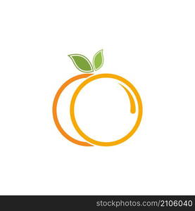 Orange logo design Vector icon illustration design