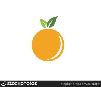 Orange logo design Vector icon illustration design