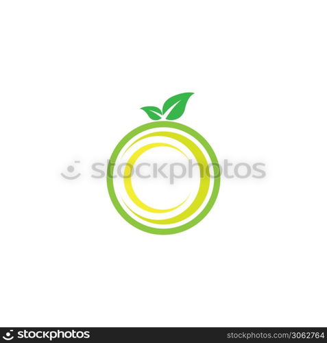 Orange logo vector icon design