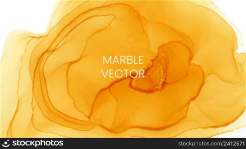 Orange marble art web background. Vector alcohol ink illustration template.. Orange marble art web background. Vector alcohol ink illustration.