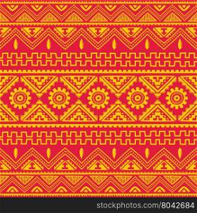 orange native american ethnic pattern. orange native american ethnic pattern theme vector art