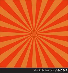 Orange radial sunrise retro background.Sunburst Pattern with rays, abstract spiral, starburst. vector illustration. Orange radial sunrise retro background.Sunburst Pattern with rays, abstract spiral, starburst. vector