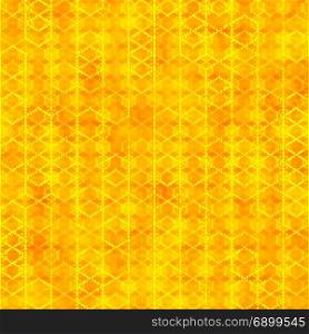 Orange seamless pattern with hexagon shapes. Orange seamless pattern with hexagon shapes abstract color background. Blank template swatches vector illustration save in 10 eps