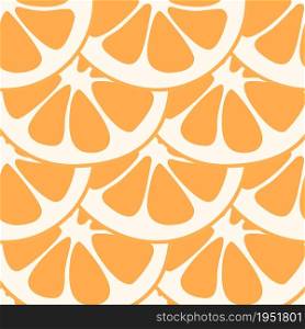 Orange slice seamless pattern vector. Summer vector illustration.. Orange slice seamless pattern vector. Summer vector illustration. Fruit juice.