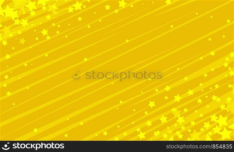 orange stars background. Pop art retro vector stock illustration drawing. orange stars background