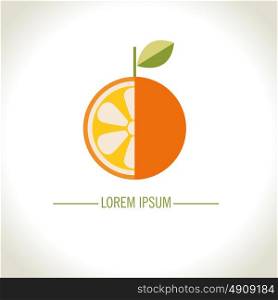 orange, vector logo