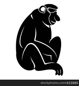 Orangutan icon. Simple illustration of orangutan vector icon for web. Orangutan icon, simple style