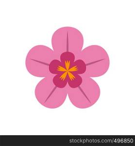 Orchid flat icon isolated on white background. Orchid flat icon