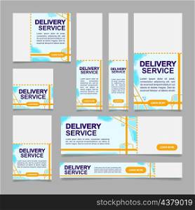 Ordering food delivery for holidays web banner design template. Vector flyer with text space. Advertising placard with customized copyspace. Printable poster for advertising. Arial font used. Ordering food delivery for holidays web banner design template