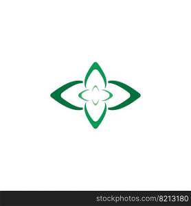 oregano leaves logo vector icon design
