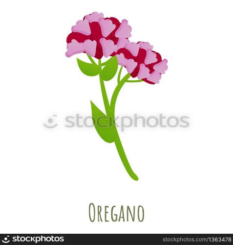 Oregano plant icon. Cartoon of oregano plant vector icon for web design isolated on white background. Oregano plant icon, cartoon style