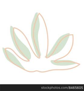 organic abstract leaf shape