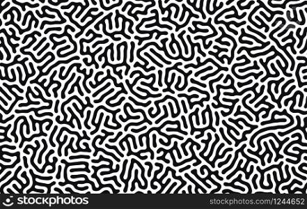 Organic background with rounded lines. Black and white vector trendy pattern. Linear design. Organic background with rounded lines. Black and white vector trendy pattern. Linear design.