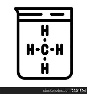 organic chemistry line icon vector. organic chemistry sign. isolated contour symbol black illustration. organic chemistry line icon vector illustration