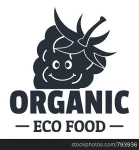 Organic food logo. Vintage illustration of organic food vector logo for web. Organic food logo, vintage style