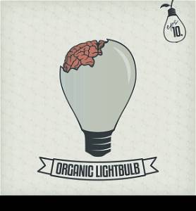 Organic lightbulb with brain