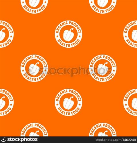 Organic product pattern vector orange for any web design best. Organic product pattern vector orange