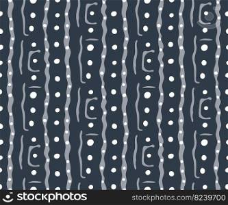 Organic shapes seamless pattern. Whale shark skin print texture. Abstract animal skin wallpaper design, vector illustration, wildlife background 