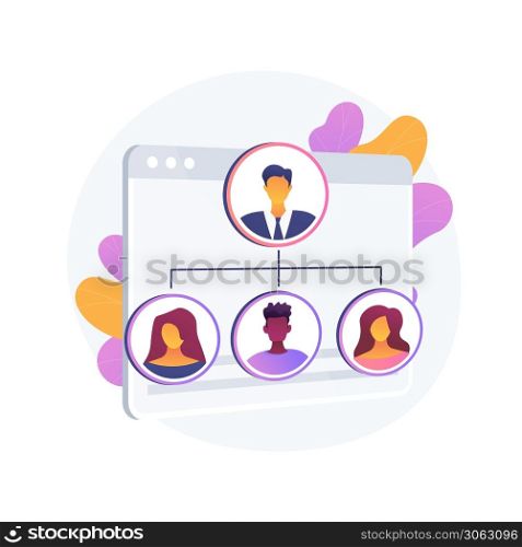 Organization abstract concept vector illustration. Self-organization ability, organize daily life, business management, teamwork planning, training personal skill, leadership abstract metaphor.. Organization abstract concept vector illustration.